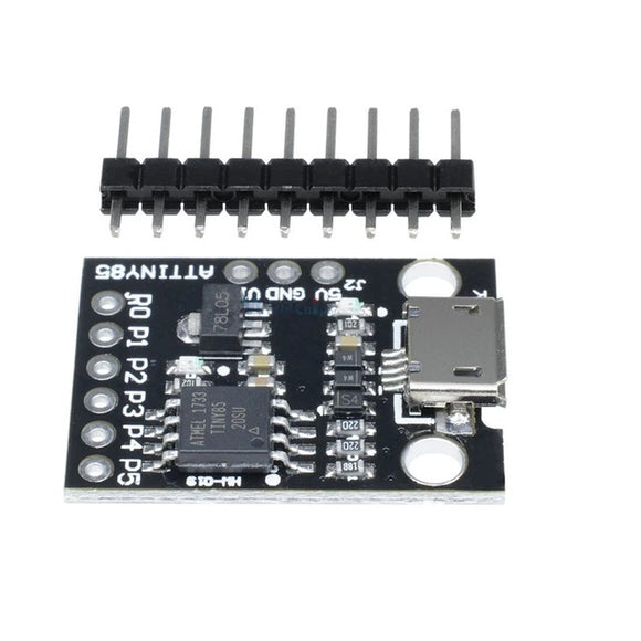 Tarjeta de Desarrollo ATTINY85 - Digispark Microcontrolador Compacto y Potente para Proyectos Electrónicos