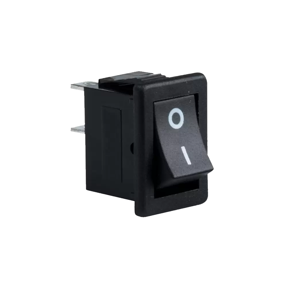 Mini Switch Interruptor Negro 2 Pines 2 patas Arca Electrónica