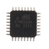 ATMEGA8A-AU Microcontrolador SMD AVR, 8 bit, 16 MHz, TQFP-32