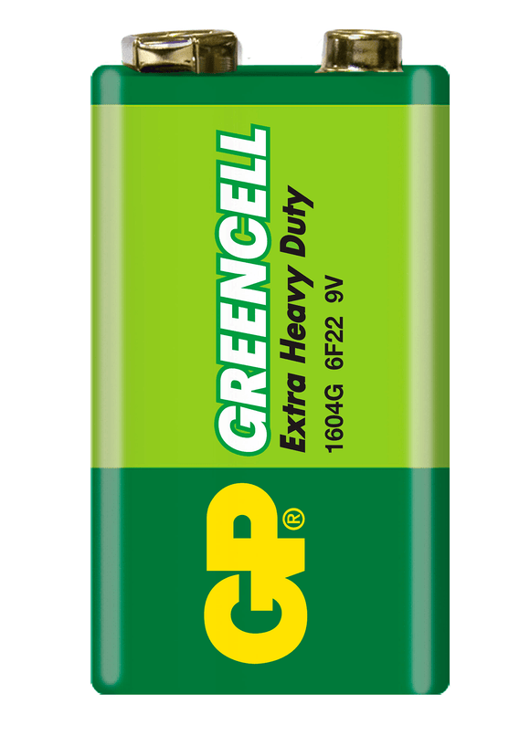 Pila Batería Cuadrada GP Greencell 9v - Arca Electrónica
