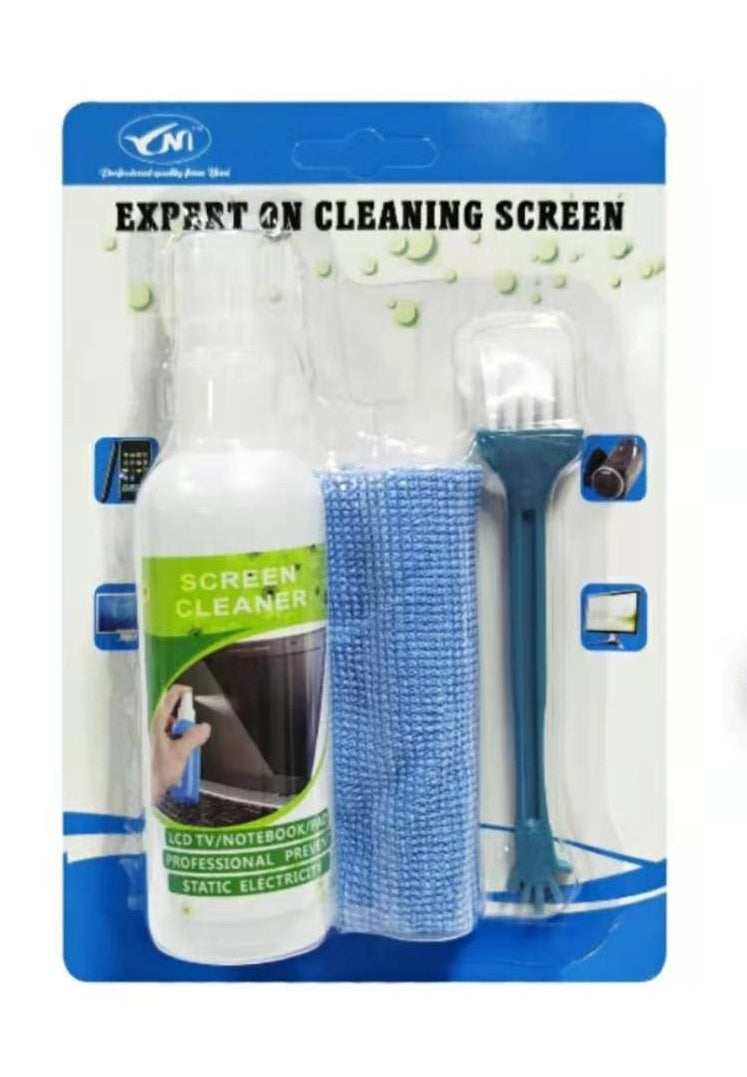 Limpiador De Pantallas Tec Clean 125ml 4 piezas Tec Clean Limpiador de  pantalla 125ml Aroma Menta