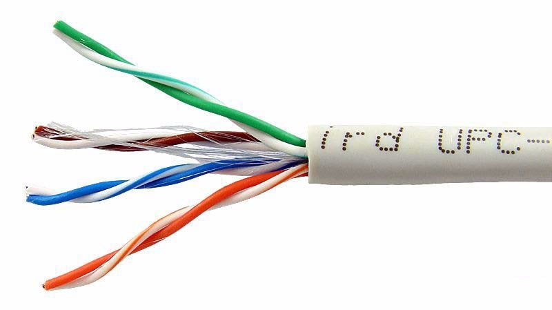 Cable para circuitos protoboard UTP Red Cat 5 x 1 Metro – Arca Electrónica