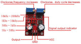 Generador de Señal NE555 555 Frecuencia de Pulso y Ciclo de Trabajo Ajustable - Arca Electrónica