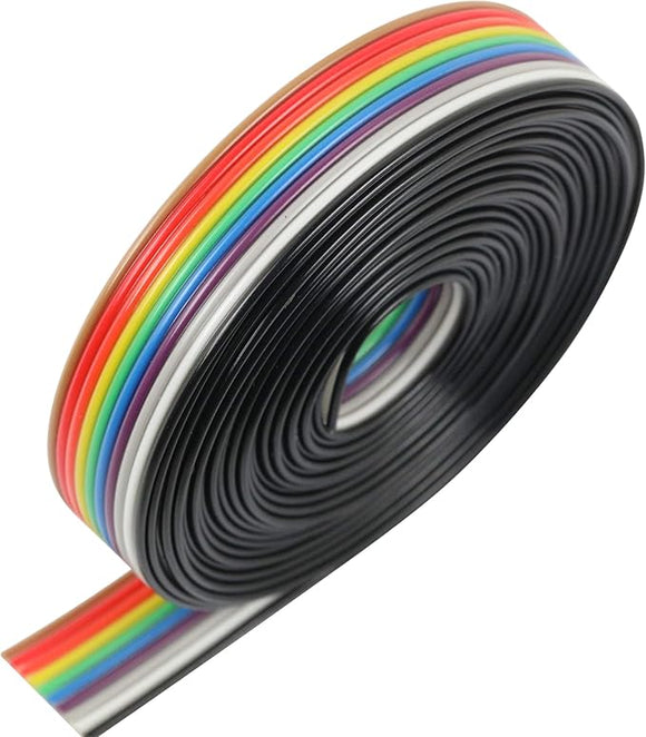 Cable Ribbon 10 hilos colores xMetro