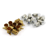 Bombillo Bombilla 2.5v - 3v con roseta o socket E10