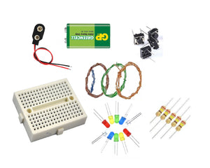Kit Led Resistencia Protoboard Kit Basic Escolar Electrónica