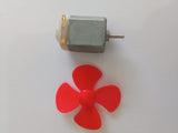 Motor DC 3V - 6V + Hélice Proyecto Arduino Juguete