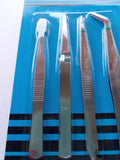 Juego de 4 pinzas. Pinzas 4 en 1