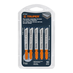 Kit de 5 seguetas para caladora acero 50mm