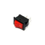 Switch mini Interruptor Negro Rojo 2 PINES