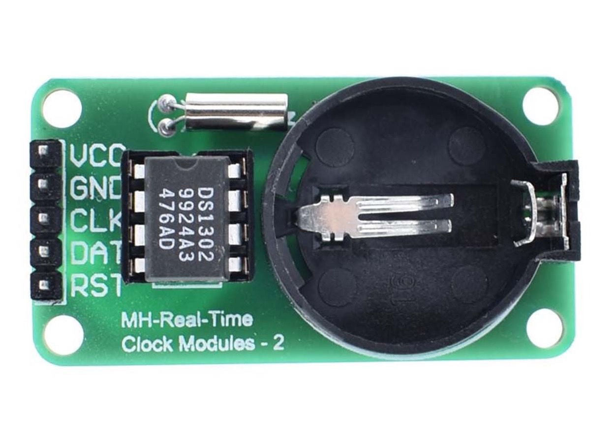 Módulo Rtc Ds1302 Reloj De Tiempo Real – Arca Electrónica