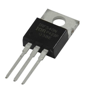 Mosfet IRF540 Transistor Canal N 100V 23A - Arca Electrónica 