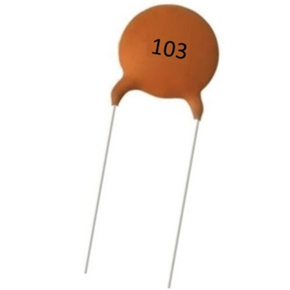 Capacitor Condensador Ceramico 103 / 10nF - Arca Electrónica