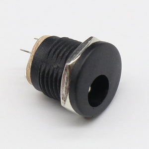 Conector Jack DC Hembra 2.1mm Con Rosca - Arca Electrónica