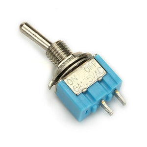 Switch Interruptor 2 Posiciones 3 Pines Tipo Codillo Palanca 6A 125VAC