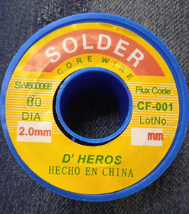 Rollo de estaño 2mm