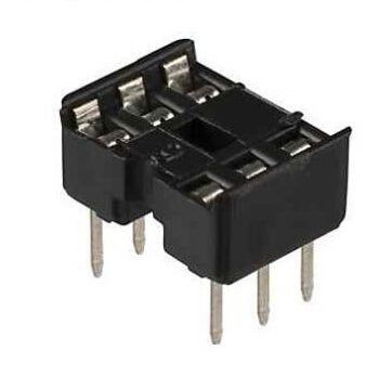 Base Zocalo para Circuito Integrado 6 Pines Dip 6 - Arca Electrónica