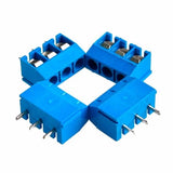 Bornera Terminal 3 Pines Azul KF301-3P 5.08mm - Arca Electrónica