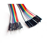 Cables Conectores Dupont X 10 (20cm) M-M M-H H-H Arduino Protoboard - Arca Electrónica 