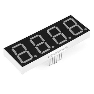 Display 7 Segmentos 0.56 Pulgadas 4 Dígitos Ánodo C Arduino - Arca Electrónica 
