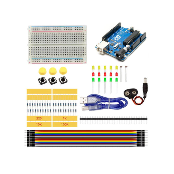 Kit Arduino Uno Básico Led Resistencia Protoboard