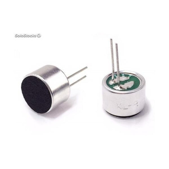 Micrófono Electrec 0.97cm Con Dos Pines - Arca Electrónica