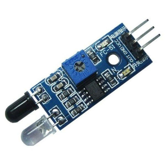 Módulo Sensor Infrarrojo FC-51 Detector Objetos Obstáculos Arduino - Arca Electrónica