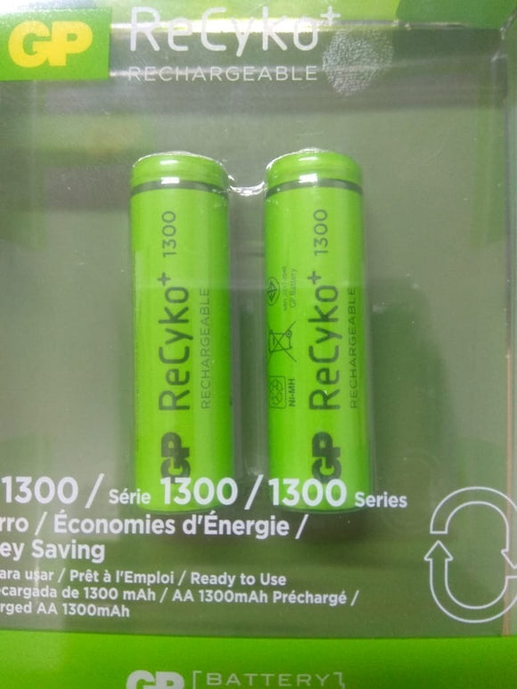 Batería Pila AA Recargable ReCyKo 1300mAh - Arca Electrónica 