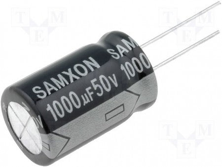 Capacitor Condensador 1000uF 50V - Arca Electrónica