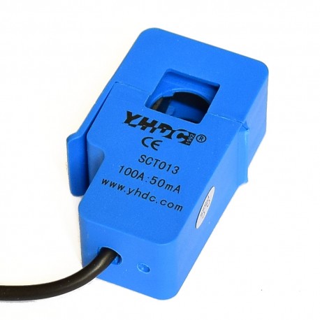 Sensor no invasivo corriente alterna 100A 50mA SCT-013 - Arca Electrónica 