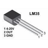 Sensor De Temperatura Lm35 Alta Calidad - Arca Electrónica