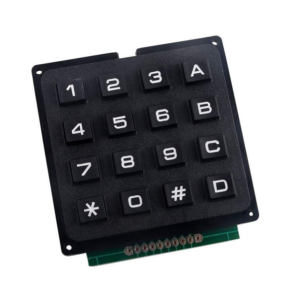 Teclado Matricial 4x4 Rígido Electrónica Arduino Circuitos