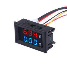 Voltimetro Amperimetro Digital 100v Dc 10a - Arca Electrónica